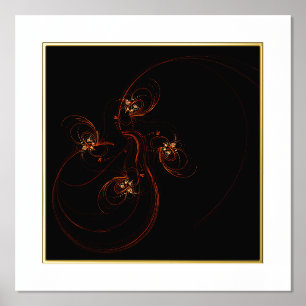 Impresión Metalizada Arte abstracto fuera de la oscuridad