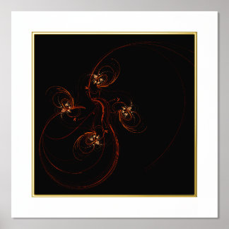 Impresión Metalizada Arte abstracto fuera de la oscuridad