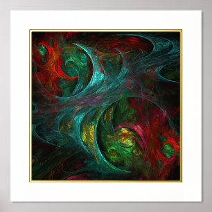 Impresión Metalizada Arte abstracto Genesis Nova