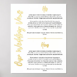 Impresión Metalizada Boda Gold Heart & Script promete mantener a Keepsa