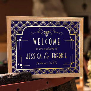 Impresión Metalizada Colección de Bodas Art Decó de los años 20