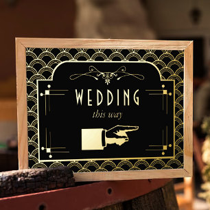 Impresión Metalizada Colección de Bodas Art Decó de los años 20