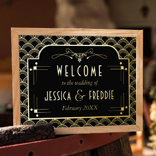 Impresión Metalizada Colección de Bodas Art Decó de los años 20