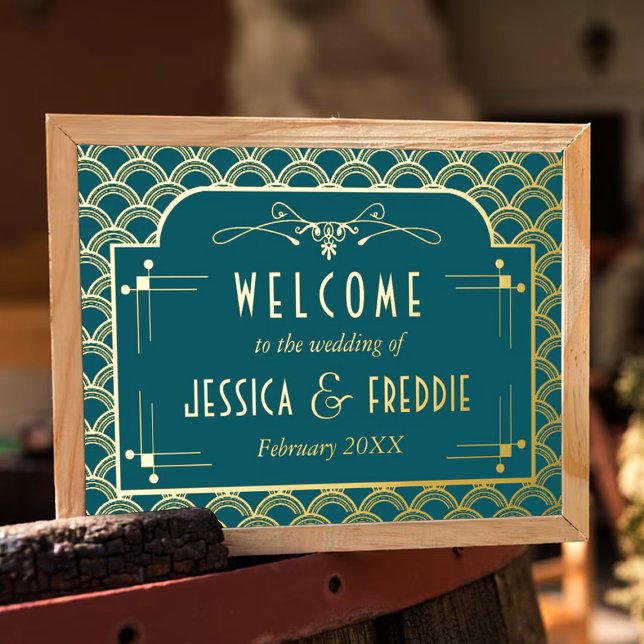 Impresión Metalizada Colección de Bodas Art Decó de los años 20 (Subido por el creador)