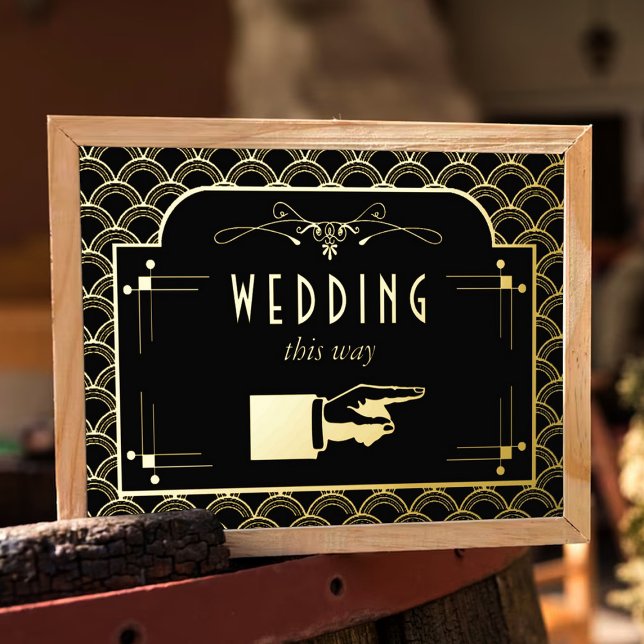 Impresión Metalizada Colección de Bodas Art Decó de los años 20 (Subido por el creador)