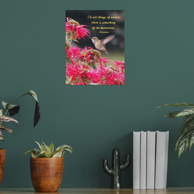 Impresión Metalizada Cotización filosófica de Aristóteles (In Situ (Sala 2))