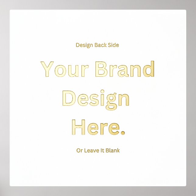 Impresión Metalizada Crear su propio diseño e imprimir Relieve metaliza (Anverso)