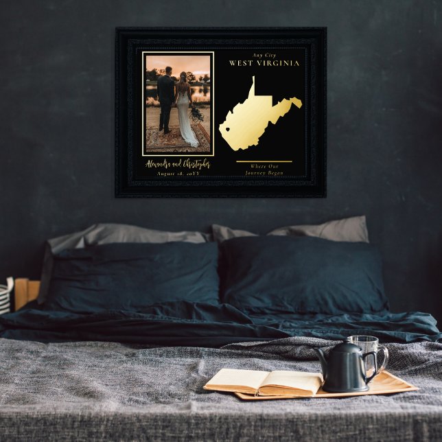 Impresión Metalizada Donde comenzó nuestro viaje, foto de Wed en Virgin (Subido por el creador)