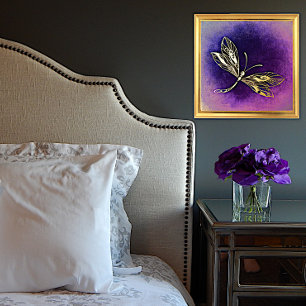 Impresión Metalizada Dragón dorado