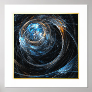 Impresión Metalizada El arte abstracto mundial