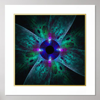 Impresión Metalizada El arte abstracto visual