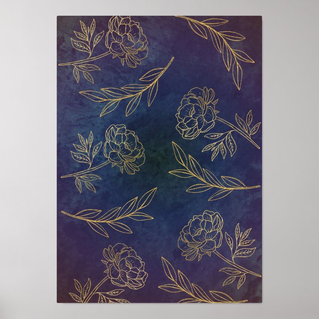 Impresión Metalizada Elegante diseño de Relieve metalizado dorado para  (Anverso)