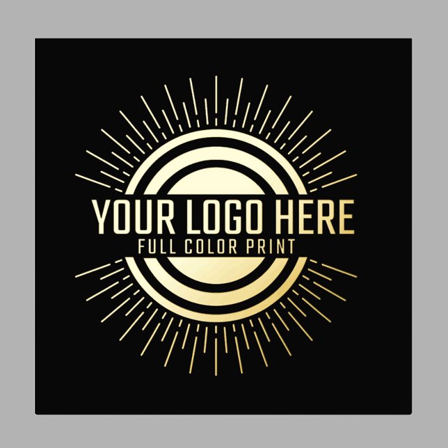 Impresión Metalizada Elegante Tu Logotipo Aquí Oro (Subido por el creador)
