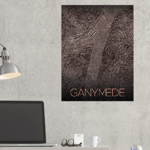 Impresión Metalizada Espacio ultraterrestre, Cosmos, Sistema Solar, Gan