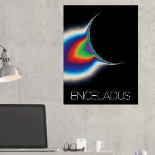 Impresión Metalizada Espacio ultraterrestre, Cosmos, Sistema Solar, Lun