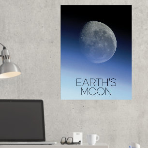 Impresión Metalizada Espacio ultraterrestre, galaxia, sistema solar, lu