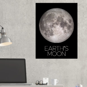 Impresión Metalizada Espacio ultraterrestre, galaxia, sistema solar, lu