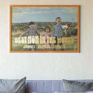 Impresión Metalizada FELIZ DÍA DE LA MADRE. Personalizar ahora