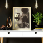 IMPRESIÓN METALIZADA FOTO DE BOLD LOVE LETTERS<br><div class="desc">FOTO DE BOLD LOVE LETTERS | Impresiones de Relieve metalizado WALL</div>