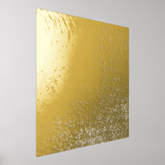 Impresión Metalizada Fotografía abstracta de la brisa de champán