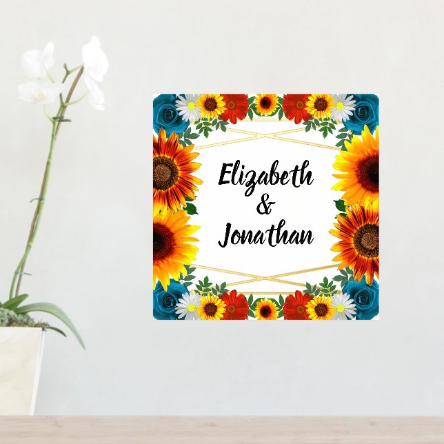 Impresión Metalizada Geometría florística de verano en el patio trasero (In Situ (Mesa de entrada))