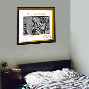 Impresión Metalizada Graduación de Personalizado de fotografía superior