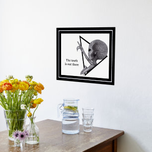 Impresión Metalizada Grey Alien, la verdad está ahí fuera