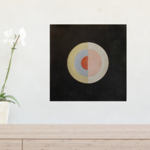 Impresión Metalizada Hilma Af Klint, El Cisne No. 16, Arte Resumen