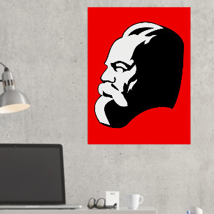 Impresión Metalizada Karl Marx, Comunismo, Socialismo, Unión Soviética