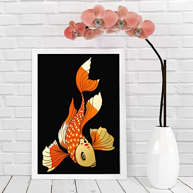 Impresión Metalizada Koi Gold Fish (Subido por el creador)