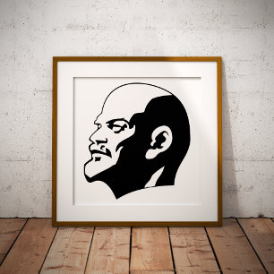 Impresión Metalizada Lenin, URSS, CCCP, Unión Soviética, comunismo