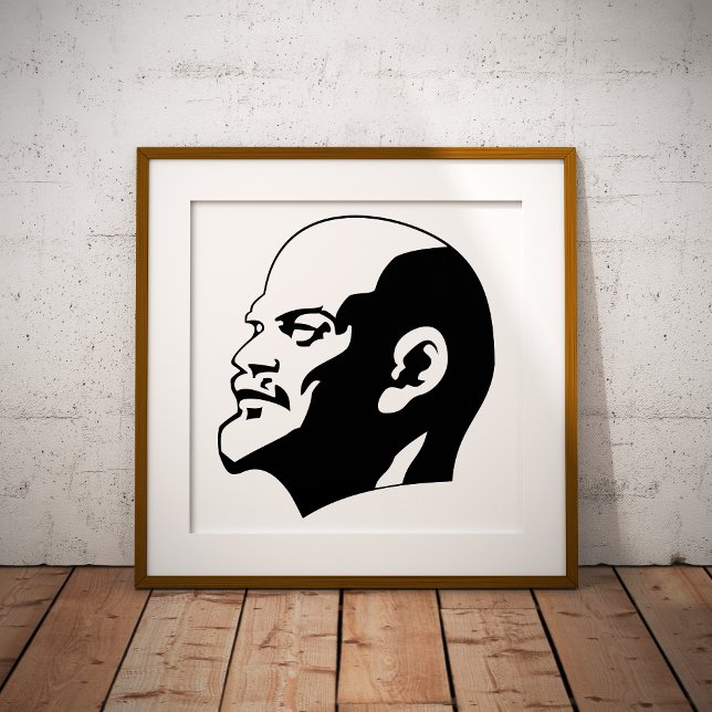 Impresión Metalizada Lenin, URSS, CCCP, Unión Soviética, comunismo (Subido por el creador)