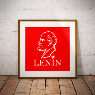 Impresión Metalizada Lenin, URSS, CCCP, Unión Soviética, comunismo