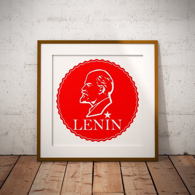 Impresión Metalizada Lenin, URSS, CCCP, Unión Soviética, comunismo (Subido por el creador)