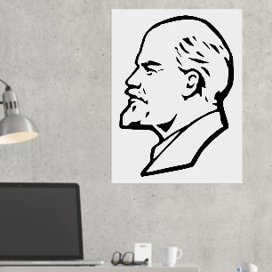 Impresión Metalizada Lenin, URSS, CCCP, Unión Soviética, comunismo