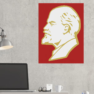 Impresión Metalizada Lenin, URSS, CCCP, Unión Soviética, comunismo