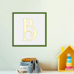 Impresión Metalizada Letra verde y Relieve metalizado dorado personaliz