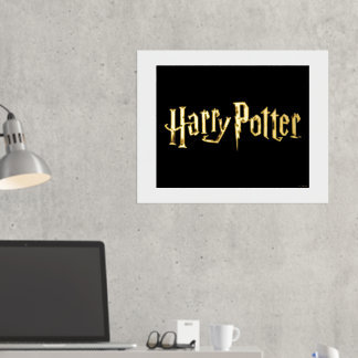 Impresión Metalizada Logo dorado de Harry Potter