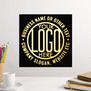 Impresión Metalizada Logotipo de la compañía Modern Elegant Business Pr