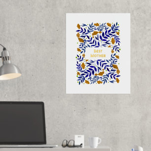 Impresión Metalizada Magical acuarela Yellow Garden Día de la Madre