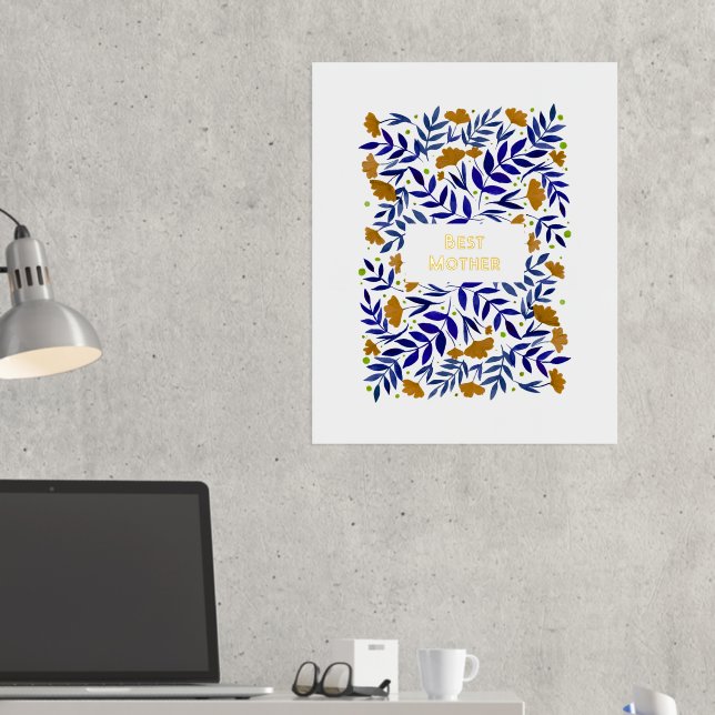 Impresión Metalizada Magical acuarela Yellow Garden Día de la Madre (In situ (Escritorio 2))