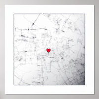 Mapa de Ámsterdam, Países Bajos Regalo Elegante Mo