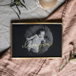 Impresión Metalizada me encanta TEXTO GOLD HEART | Foto personalizado<br><div class="desc">me encanta TEXTO GOLD HEART | Impresiones de Relieve metalizado fotográfico personalizado</div>