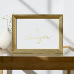 Impresión Metalizada me encanta TEXTO GOLD HEART WALL<br><div class="desc">me encanta TEXTO GOLD HEART WALL Relieves metalizados Impresiones</div>