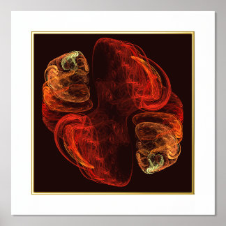 Impresión Metalizada Metamorfosis Arte abstracto