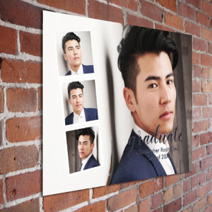 Impresión Metalizada Moderno 4 Graduación fotográfica