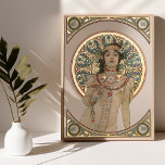 Impresión Metalizada Mucha por la celebración del champagne de estilo A<br><div class="desc">Disfrute de la elegancia y el encanto de la era Art Nouveau con este exquisito poster iluminado, que presenta la icónica obra de Alphonse Mucha sobre la celebración del Champagne. Esta obra de arte de época se revive gracias a sus colores cálidos y a sus impresionantes acentos de Relieve metalizado...</div>