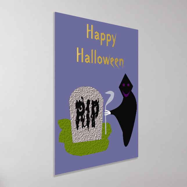 Impresión Metalizada Muerte en el Personalizado de Halloween en el ceme (Distribución)