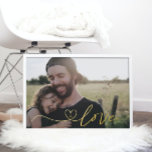 Impresión Metalizada Oro real | AMAR EL CORAZÓN | Foto caligráfica<br><div class="desc">Oro real | AMAR EL CORAZÓN | Relieves metalizados fotográficos de caligrafía</div>