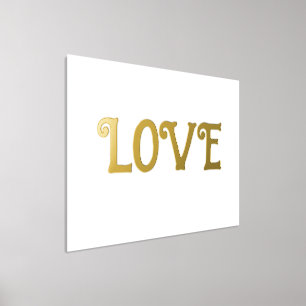 Impresión Metalizada Personalizado de amor Texto Cita Boda Regalo de de